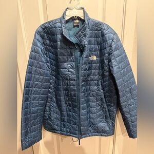 The North Face Men's Blue Quilted Jacket Size‎ XL